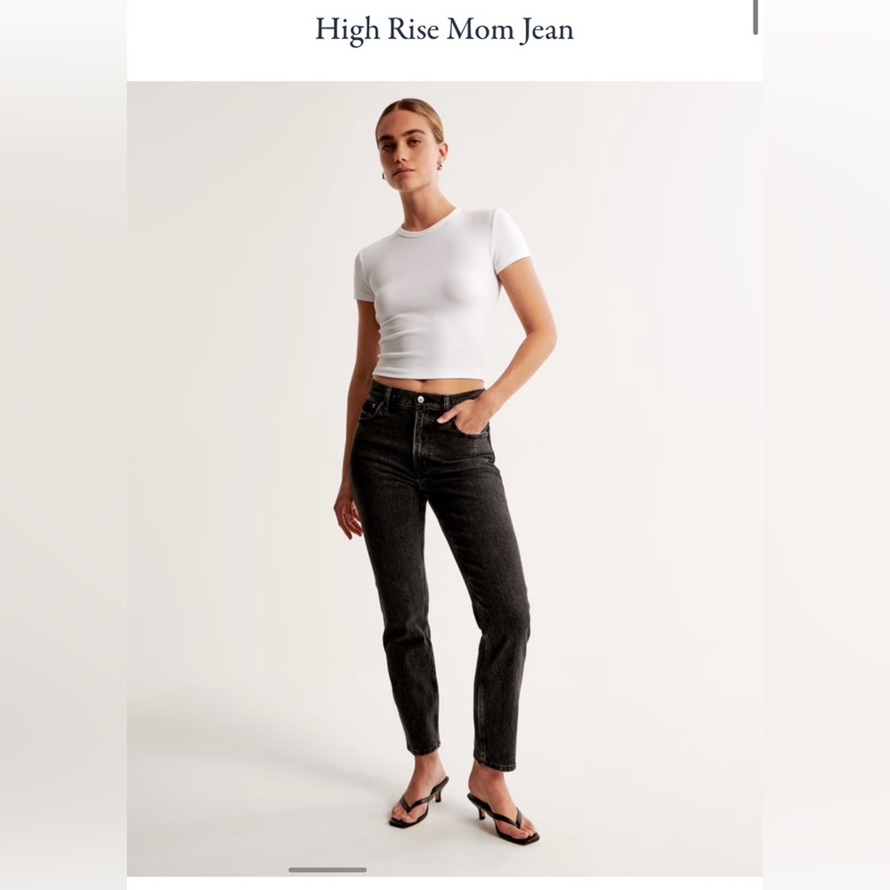 Abercrombie High Rise Mom Jeans